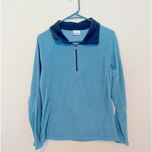 𝅺columbia fleece pullover, size medium